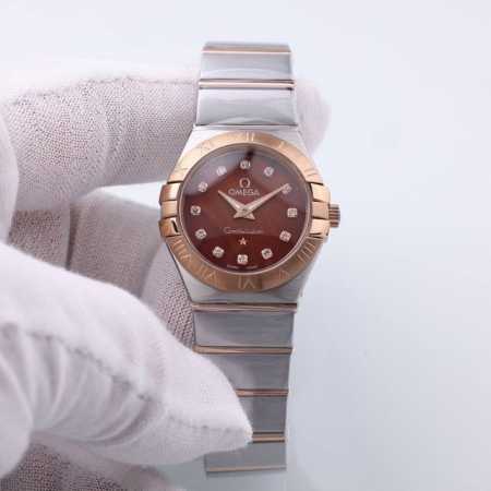 金+20钻+20欧米茄 4代 双鹰 星座 进口石英 28Mm - 点击图像关闭