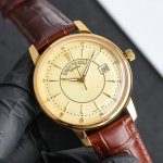 2630百达翡丽，火热新款式，百达翡丽新款锅盖镜面，耗时长达6个月！超薄男士自动机械腕表，采用进口原装9015机芯，每小时振频28800次，零返修质量，直径42