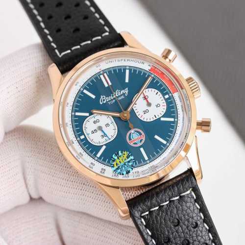 Bls新品 百年灵 璞雅B01计时腕表Premier B01 Chronograph 吴彦祖同款 材质： 316L精钢 直径： 42毫米 厚度： 13.65毫米