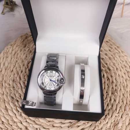 特惠礼盒 一套新款实拍cartier 卡地亚三件套独家三件套！蓝气球款 尺寸28Mm 36Mm三件套 “玫瑰金色”银色。最经典的款式。 - 点击图像关闭