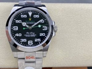 劳力士Rolex Air-King新款空霸126900空中霸王型 直径 40Mm 机芯 搭载全自动机械机芯 圈口 进口精抛光圈 镜面 防刮蓝宝石玻璃镜面 材质