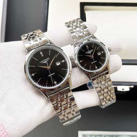 白壳 金壳 钢带+20浪琴-Longines 精品情侣腕表 经典三针设计 尊贵大气 绅士风范 卓越品质 热卖全城 采用进口石英机芯 顶级316精钢表壳 进口小牛 - 点击图像关闭