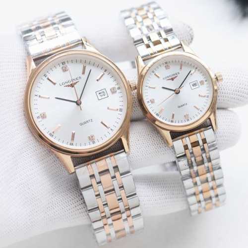 白壳 金壳 钢带20 品牌 浪琴-Longines 类型 情侣腕表 壳套 顶级版316精钢l 表带 进口小牛皮表带 316L精钢表带 机芯 进口石英机芯 镜面