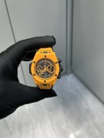 5010陶瓷领域 谁与争锋 橙色陶瓷问世 Hublot 宇舶表Big Bang Unico 大爆炸系列彩色陶瓷腕表 标配定制恒宝专属Unico Hub 自动计时
