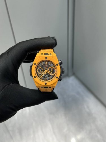 5010陶瓷领域 谁与争锋 橙色陶瓷问世 Hublot 宇舶表Big Bang Unico 大爆炸系列彩色陶瓷腕表 标配定制恒宝专属Unico Hub 自动计时
