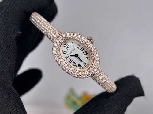 卡家“浴缸”手镯腕表，原装开模。包18K+莫桑钻石 字体全镭雕刻字 非市场普通版本印字 真金真钻工艺 细节懂的都懂 配原装首饰盒证书