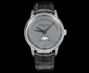 全新升级版Vacheron Constantin 经典之美品鉴江诗丹顿传承逆跳日历款腕表 型号40 00R-B329。盘面设计独树一帜，功能简单实用。采用自制C