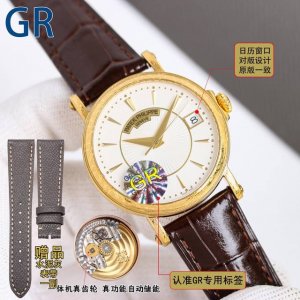 统一价 Gr新品 Patekphilippe百达翡丽 一体式超薄独特定做机芯采用真齿轮自动储备动能 超长待机 火爆全网 最新 最薄 最经典 一表三码 下单赠送独