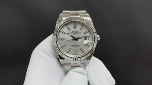 310今日推荐 劳力士 日志 灰 41Mm 顶级品质