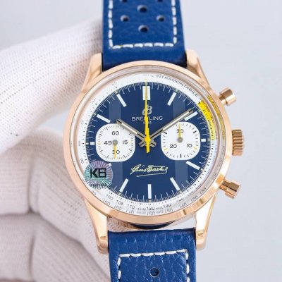 Top百年灵全新计时腕表 Navitimer ，百年灵以大胆色彩焕新演绎经典腕表。尺寸42Mm，迭代款无疑是地道的独特计时腕表，带有后盖表面独特饰片，采用316