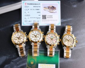 18K包金 现货供应 Rolex-劳力士迪通拿系列 Gtc中国国检检测证书，联网可查！一档调时 计时秒针 3字位9字位小针 功能原装一致！表壳原版开模，表盘尺寸