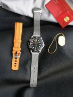 Sj出品 Er 欧米茄 Omega Lx6 新款 海马系列300米潜水表“橙风破浪”版 到货！ 乘风破浪会有时，直挂云帆技沧海！海马系列 外观设计延续了007版