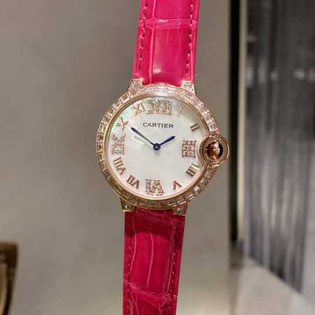 鳄鱼皮白壳 金壳 美洲鳄皮带 36Mm Ballon Blanc De Cariter女士腕表方钻系列 方钻是钻石众多切割形状之一 属于异形钻石 方钻的英文是p - 点击图像关闭