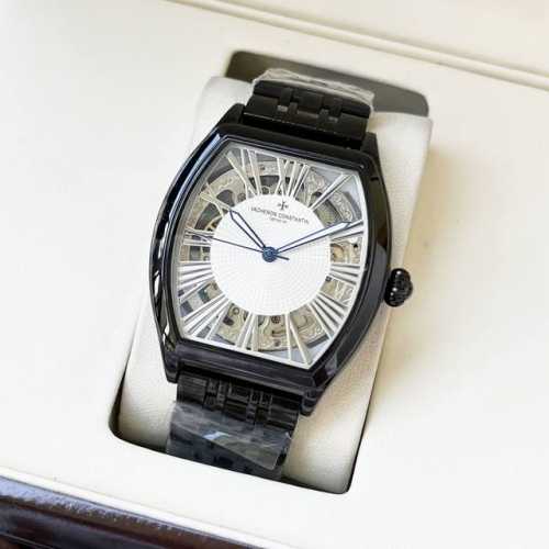 统一 全新镂空 典雅大气 江诗丹顿-Vacheron Constsntin 男士腕表 全自动机械机芯 矿物强化玻璃 316L精钢表壳 精钢表带 时尚设计 商务休