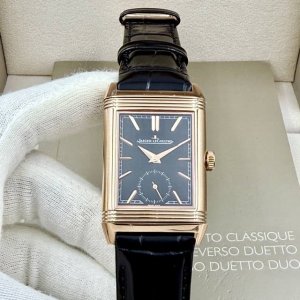 Reverso Classic Large Duoface Small Second男款翻转系列：尺寸：49Mmx29Mm、研发精密铸造而成，精选854A 2手