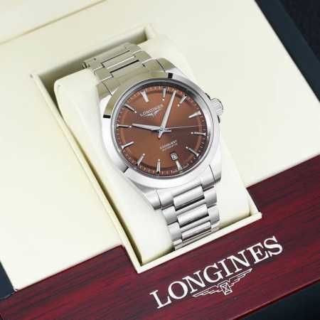 三码合一，独一无二编码，首创高端货，与市场货区分开来 2024新品首推 浪琴康卡斯悦动系列 优雅银 经典黑 百搭绿 深邃蓝 原版开模1:1，对版41Mm尺寸31 - 点击图像关闭