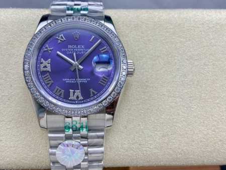 Sk厂 劳力士rolex 单历 日志型系列 36Mm 直径 36Mm 机芯 搭载全自动机械机芯 圈口 劳力士ringcommand三角坑纹 光圈 镜面 防刮蓝宝 - 点击图像关闭