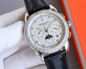 金壳+50 百达翡丽Patek Philippe惊艳登场，41毫米的表径适配大众男性手寸，非常商务可亦休闲。视觉冲击力强，令人过目不忘，实物质感更加优美。 1搭