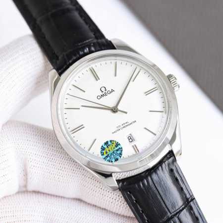 白 金玫+50 重磅推出Omega 欧米茄碟飞名典大三针系列手动机械 腕表 至臻天文台表径 40毫米，购入原版开模，历时14个月，整体表壳采用原装精钢材质打造， - 点击图像关闭