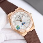白钻 金钻2600到货！新品Vacheron Constantin 经典之美品鉴江诗丹顿众横四海逆跳日历款腕表 型号4000V 210A-B911 堪称意义非凡
