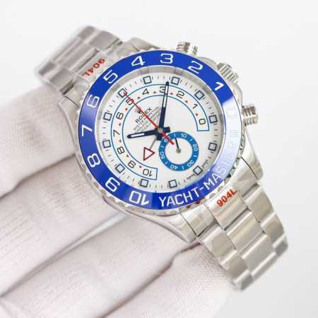 品牌：劳力士 Rolex 系列：游艇名仕型Ⅱ 款式：自动机械，44毫米，男士 材质：316L精钢，微纳米电镀；劳力士Ring Command旋转外圈 双向90O - 点击图像关闭