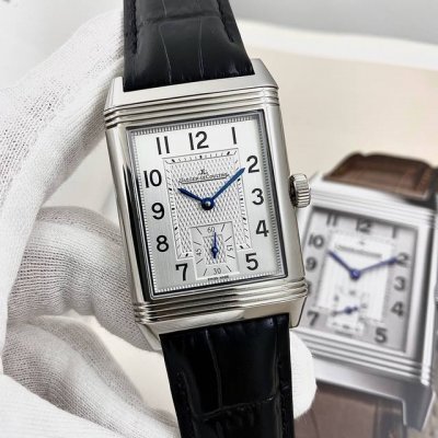 Reverso Classic Large Duoface Small Second男款翻转系列：尺寸：49Mmx29Mm、研发精密铸造而成，精选854A 2手