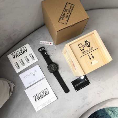 一手工厂P出 所有款式都有现货 包装完好无理由退换 原单七个星期五 Sevenfriday自动机械男表Sf- D1-Ad282 赠送原长黑色硅胶带一付 支持Nf - 点击图像关闭