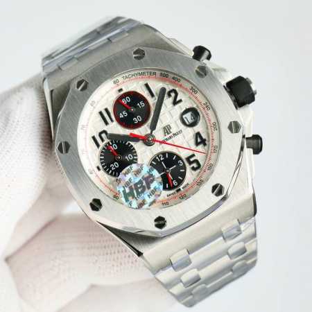 Sj出品 皮带 胶带 钢带款 Hbf Factory 爱彼 Ap A42 皇家橡树离岸型系列26238:封顶之作 杜绝一眼假”在ＪＦ厂原有的基础上 潜心研发 突 - 点击图像关闭