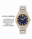 白 .金 新款 范思哲 Versace Greca Dome系列，表径34Mm，摩登盘面、荧光的指针与粗体时标，在夜间散发神秘魅力，穹顶造型表镜以及希腊回纹图案