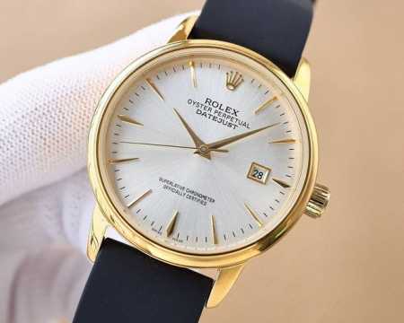 白 -金 。新款2024劳力士rolex 实拍图 商务系列，全表采用316L精钢，高档大气！316L精钢打造完美多边形弧度表壳！搭配进口蓝宝石玻璃，采用原装进口 - 点击图像关闭