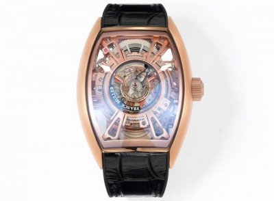 Franck Muller 法穆兰 隆重推出Curvex Cx 中置大陀飞轮镂空腕表 Franck Muller全新推出中置镂空陀飞轮腕表，这是一枚体现Fran