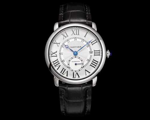 白壳 金壳 钻50 台湾厂出品，精品复刻，敬请品鉴。 Tw 推出系列 Ronde De Cartier 男士腕表采用 Cal.1904 机芯 动力储备 48 小