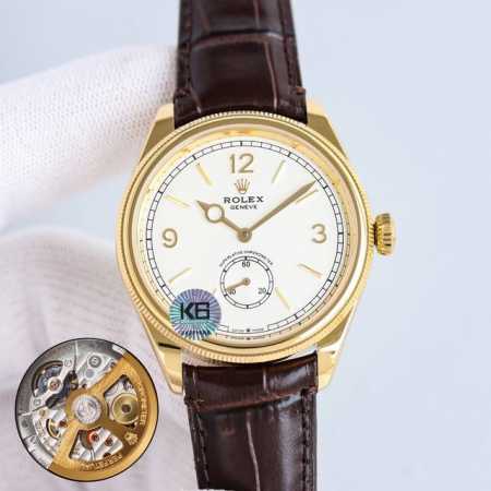 统一价 金白同价 8+Factory 新增力作 超薄90克配重版二针半商务款 劳力士Rolex 恒动1908型 尺寸：39Mm9.8Mm 独家定制改装Chron - 点击图像关闭
