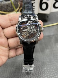 Ys罗杰杜彼王者系列Rddbex0479尺寸45Mm*13Mm真陀飞轮全自动一体机械