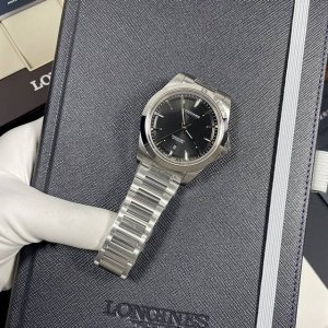 1110优雅焕新｜2025新品首推 浪琴康卡斯悦动系列 优雅银/经典黑/百搭绿/深邃蓝 原版开模1:1，对版41Mm尺寸316精钢材质，Cnc精工艺打造拉丝抛光