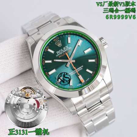 vs日志“闪电”统一价： Vs厂，劳力士Milgauss系列，三码合一，附带Nfc感应！品质保证！1 0闪电针 绿玻璃904L最高版本，蓝盘 绿盘！防磁双重底盖 - 点击图像关闭