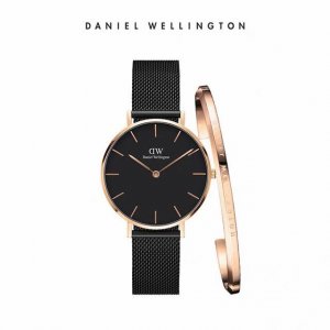 配盒 Dw 丹尼尔惠灵顿 Daniel Wellington 热卖五件套 高端品质 经典石英女表+钛钢陶瓷手链+钛钢项链+钛钢陶瓷戒指+钛钢耳钉 进口原装gl2