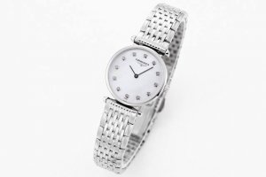 Ky嘉岚原单出品一24Mm！ 原装Swiss L.209.2瑞士石英机芯！ 24Mm小表盘，真钻镶嵌！