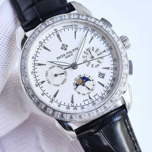 Tw 出品 白壳 金壳 Tw Factory Pp 百达翡丽 Patek Philippe Mr2 复杂功能腕表，典雅高贵，搭配进口9100机芯 零返修 功能
