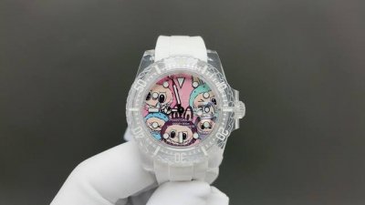 Er新品发布 Rolex&Phantomlab联名力作水晶系列腕表 强势来袭！颠覆传统概念！ DDD 40Mm表径，男女皆宜，表壳通体采用 冰霜聚碳酸酯-Pmm