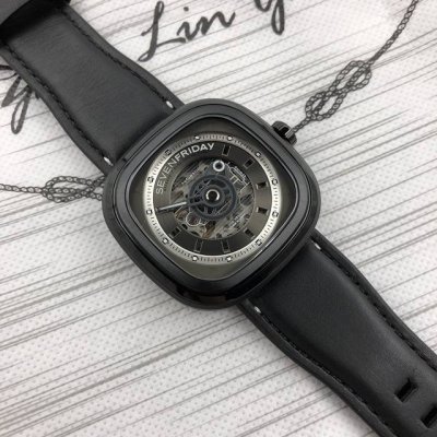 Sj出品 原单品质 Sevenfriday 七个星期五 Sevenfriday 支持每一份激情与热爱，T1 04 Blackt来袭，随时随地 全力挺你。手表机械