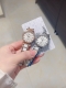 白钻 金钻 最新浪琴 女表 原装进口石英机芯 钢化玻璃 316L精钢表壳 直径女30Mm 厚8Mm如果今天的阳光停止了它耀眼的光芒。那么你的一个微笑，将照亮我的