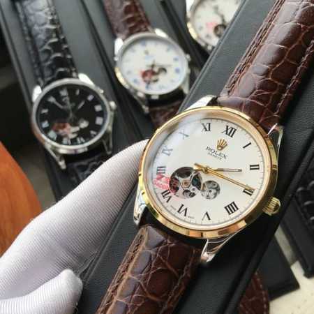 皮带款 钢带款 劳力士 Rolex 款式: 商务休闲男士机械腕表 机芯: 进口西铁城8 机 表壳: 316L精钢壳套 镜面 蓝宝石玻璃 超级防水 尺寸: 直径4 - 点击图像关闭