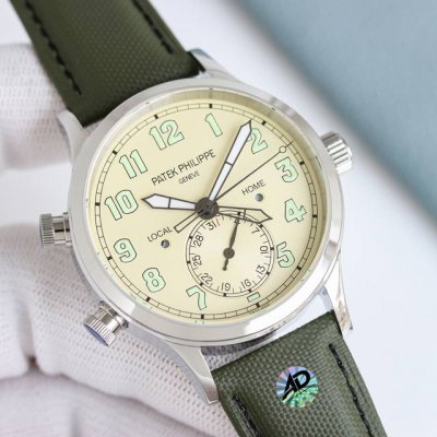 pp厂百达翡丽5524G首家功能对版，一款集创新技术，实用功能独特设计于一身的运动顶级腕表。40.8的毫米直径，不锈钢材质，经过抛光和拉丝交替处理，层次感强。，