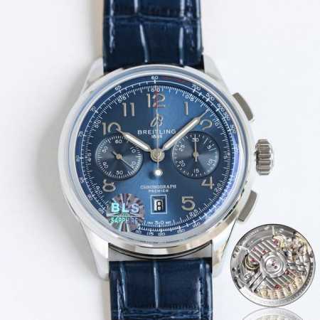 Bls新品 百年灵 璞雅B01计时 R2 腕表42 Premier B01 Chronograph 42 在20世纪40年代初，威利 百年灵 Willy Bre - 点击图像关闭