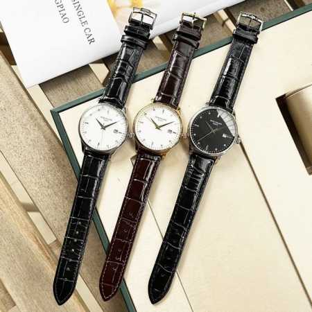 白 -金 钢带+20，最新款式百达翡丽patek Philippe高版本高级自动腕表！表盘，针，采用夜光设计！男士腕表简单不失大气 40Mm表径，316精钢表壳 - 点击图像关闭