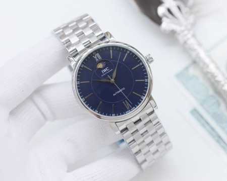 白壳 ，金壳 ，钢带20 品牌：万国-Iwc 类型：男士腕表 壳套：顶级版316精钢l 表带：进口小牛皮表带 316L精钢表带 机芯：全自动机械机芯 镜面：矿物 - 点击图像关闭