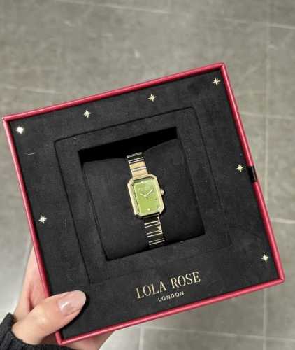 Lola Rose罗拉玫瑰方糖小绿表，新款新奢华小众高级感！ 最新四色齐！绿玛瑙，孔雀绿，岩玉粉，黑砂石！！ Lola Rose以全新面貌演绎品牌经典之作，设计