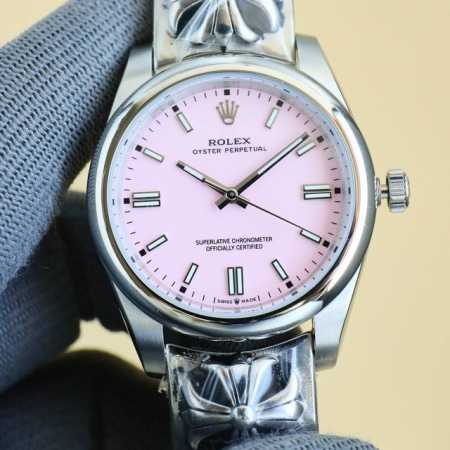 新品 强势爆款七彩糖果 劳力士Rolex Oyster Perpetual蚝式恒动官方同步124300型号完美打造原装细节，采用316L精钢表壳，原装同步壳形、 - 点击图像关闭