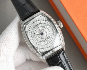 统一价： Fm 法兰克穆勒 奢华版全方钻新款！① 尺寸 直径43毫米X53毫米！厚度12毫米！ 2 机芯 搭载进口西铁城8215全自动机芯机械，走时稳定，零返修